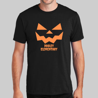 Adult T-Shirt - Fall Holidays - Jack O' Lantern - Orange Thumbnail