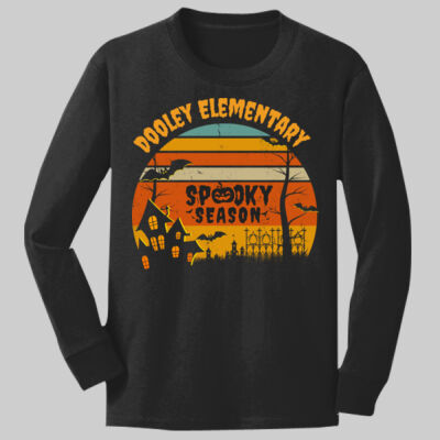 Youth Long Sleeve Shirt - Fall Holidays - Haunted House Thumbnail