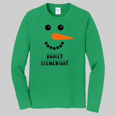 Adult Long Sleeve Shirt - Winter - Snowman Thumbnail