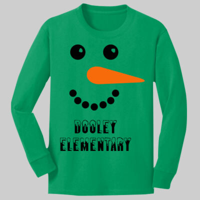 Youth Long Sleeve Shirt - Winter - Snowman Thumbnail