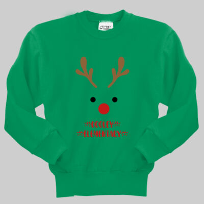 Youth Crewneck - Winter - Reindeer  Thumbnail