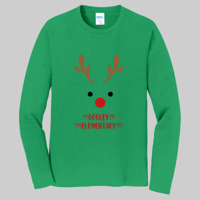 Adult Long Sleeve Shirt - Winter - Reindeer  Thumbnail