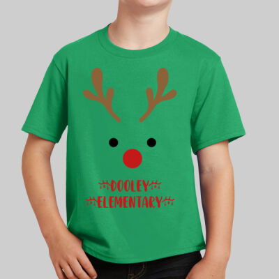 Youth T-Shirt - Winter - Reindeer  Thumbnail