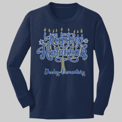 Youth Long Sleeve Shirt - Winter - Hanukkah  Thumbnail