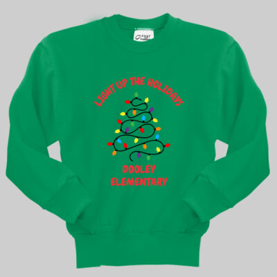 Youth Crewneck - Winter - Light Up Red Thumbnail