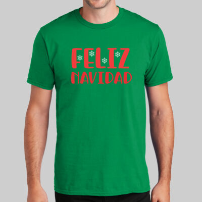 Adult T-Shirt - Winter - Feliz Navidad Red Thumbnail