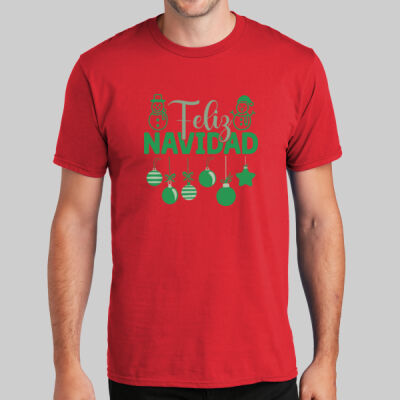 Adult T-Shirt - Winter - Feliz Navidad Green Thumbnail