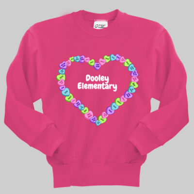 Youth Crewneck - Spring Holidays - Candy Hearts Thumbnail