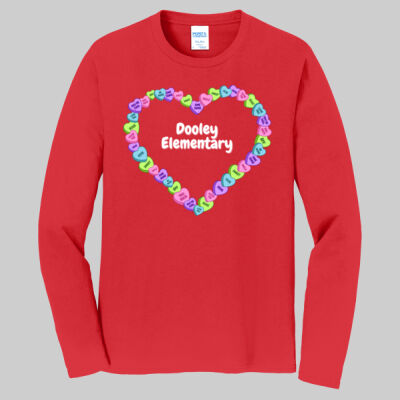 Adult Long Sleeve Shirt - Spring Holidays - Candy Hearts Thumbnail
