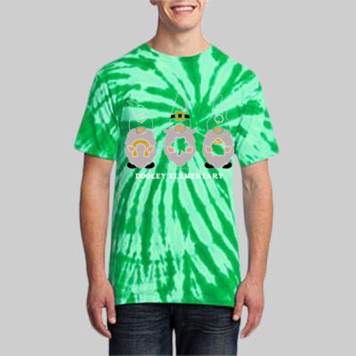 Adult Tie-Dye T-Shirt - Spring Holidays - Leprechauns Thumbnail