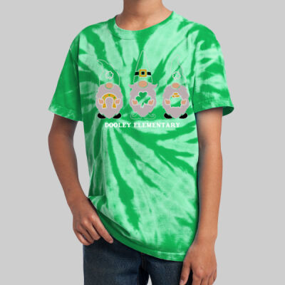 Youth Tie-Dye T-Shirt - Spring Holidays - Leprechauns Thumbnail
