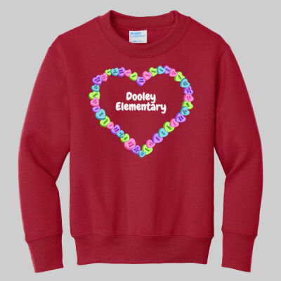 Youth Crewneck - Spring Holidays - Candy Hearts Thumbnail